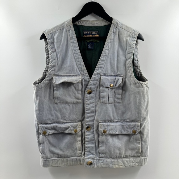 High Sierra Other - High Sierra Denim Fisherman Vest Men’s Size Small